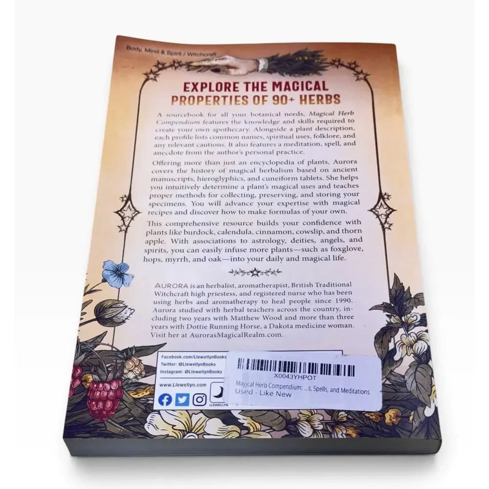 Magical Herb Compendium: Correspondences, Spells, and Meditations by Aurora